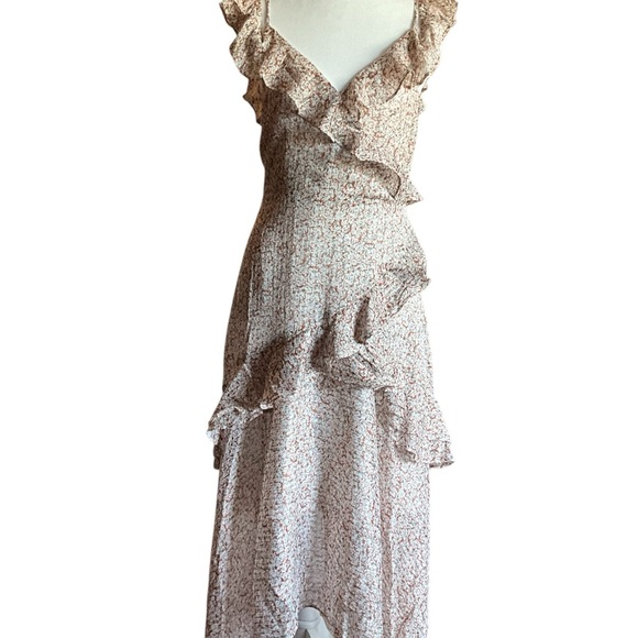 Floret Studios Asymmetrical Ruffle Dress in Cream Floral
NWOT - Picture 1 of 6